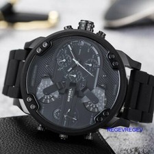  Relógio masculino DIESEL DZ7396 preto MR. DADDY 2.0 mostrador cronógrafo genuíno comprar usado  Enviando para Brazil