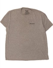 Camiseta masculina gráfica COLUMBIA cinza algodão CQ19 comprar usado  Enviando para Brazil
