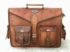 Nova Bolsa para Laptop V Andy Couro Mensageiro feita à mão tiracolo bolsa mochila comprar usado  Enviando para Brazil