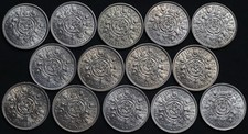 Elizabeth florins unc for sale  UK