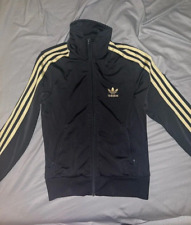Jaqueta Adidas Firebird Ouro Preto 3 Listras Track Top Logotipo Trefoil Tamanho P 36 comprar usado  Enviando para Brazil