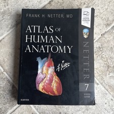 Atlas of Human Anatomy (Netter Basic Science) 7th Seventh Ed. ~ INCLUDES CODE, usado comprar usado  Enviando para Brazil