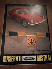 Pubblicità maserati mistral usato  Torino