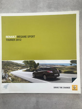 Folheto de vendas de carros Renault Megane Sport Tourer mercado do Reino Unido - abril de 2012, usado comprar usado  Enviando para Brazil