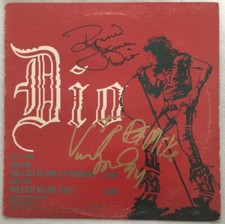 Single de vinil 12 polegadas Dio “The Last In Line” - autografado/assinado Ronnie + Vinny, usado comprar usado  Enviando para Brazil