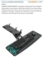 Eureka ergonomic computer for sale  NOTTINGHAM