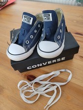 Navy blue converse for sale  STOKE-ON-TRENT