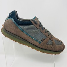 Tênis retrô vintage Diesel Y2K feminino 10 couro marrom berna com cadarço marrom Preppy comprar usado  Enviando para Brazil