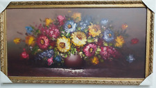 Quadro fiori dipinto usato  Palermo