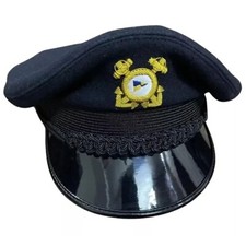 Novo boné militar Lancaster Boat Skipper Yachting Captain Peak comprar usado Novo boné militar Lancaster Boat Skipper Yachting Captain Peak comprar usado  Enviando para Brazil