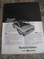 Sunbeam rootes compact for sale  BRISTOL