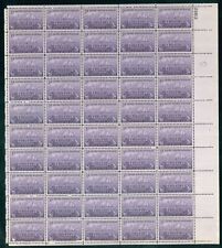 Scott #970 3¢ Fort Kearny folha em perfeito estado, sem marca de charneira CV $13,00 comprar usado  Enviando para Brazil