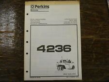 Dynapac CC21 CA15 CP21 rolo compactador Perkins 4.236 livro catálogo de peças de motor comprar usado  Enviando para Brazil