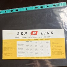 Line ephemera ben for sale  SITTINGBOURNE