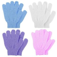 4x Luvas Esfoliantes Corporais Luva de Banho de Chuveiro Massagem de Pele Spa, usado comprar usado  Enviando para Brazil