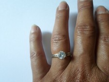 Bague plaqué zirconiums d'occasion  Rioz