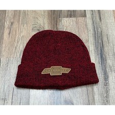 Chapéu de inverno Chevrolet logotipo gorro malha vermelha tamanho único RN 91497 comprar usado  Enviando para Brazil