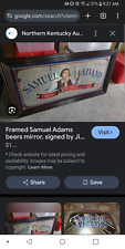 samuel adams beer mirror for sale  Virginia Beach