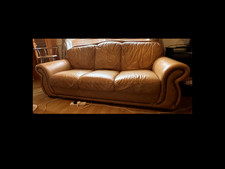 Tan italian leather for sale  SOUTH OCKENDON