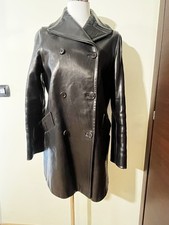 Trench pelle donna usato  Villarbasse