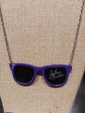 Niña 18 in. "Collar de gafas de sol púrpura ""Justin Bieber""." segunda mano  Embacar hacia Argentina