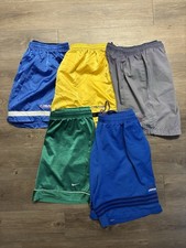 LOTE 5 shorts Nike Adidas Tommy Hilfiger pacote misto atacado náilon atlético anos 90 comprar usado  Enviando para Brazil