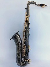 Novo saxofone preto Tenor W037 B chave dourada plana sax com estojo e bocal comprar usado Novo saxofone preto Tenor W037 B chave dourada plana sax com estojo e bocal comprar usado  Enviando para Brazil