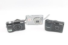 Câmeras compactas digitais Working Inc Canon, Nikon, Lumix x 3 comprar usado  Enviando para Brazil