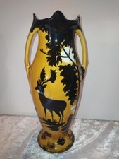 Vase faïence ocre d'occasion  Bazas