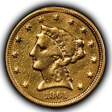 1861 2.50 liberty for sale  Pittsburgh