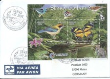 Usado, BRASIL 2008 FAUNA; PÁSSAROS; Insetos; BORBOLETA; SAPO; ORQUÍDEA; S.Folha no JE FDC comprar usado  Brasil 