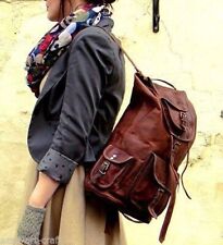 Bag backpack leather for sale  WALSALL