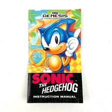 Manual de instruções Sega Genesis Sonic the Hedgehog APENAS comprar usado  Enviando para Brazil