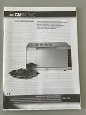 Bedienungsanleitung clatronic  gebraucht kaufen  Zwiefalten