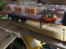 1/32 NOVA MESA RAY BLACK COM PALETES E EMPILHADEIRA, SEM EMBALAGEM # B311, usado comprar usado  Enviando para Brazil
