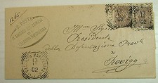 1902 coppia centesimo usato  Italia