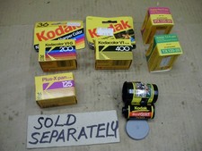 Filme Kodak 35mm, colorido e preto/branco, expirou por volta de 1988, 125, 200 e 400 ISO comprar usado  Enviando para Brazil