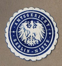 Siegelmarke preußen amtsgeric gebraucht kaufen  Berlin