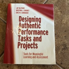 Designing Authentic Performance Tasks and Projects : Tools for Meaningful... segunda mano  Embacar hacia Mexico
