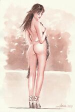 Curiosa erotica acquerello d'occasion  Scherwiller