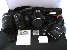 Câmera Digital Canon EOS 1000D com 2 Lentes, Carregador, Bateria, Bolsa e Tripé... comprar usado  Enviando para Brazil