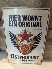 Blechschild ddr produkt gebraucht kaufen  Duisburg