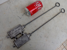 Máquina de waffle belga vintage rara em alumínio e ferro assinada de Portugal comprar usado  Enviando para Brazil