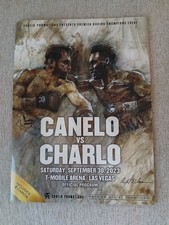 Canelo charlo official for sale  DINAS POWYS