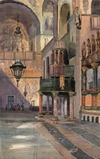 Louise Blandy - Pintura - Basílica de São Marcos Veneza - c1876 - Aluna de Ruskin comprar usado  Enviando para Brazil