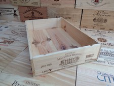 Wooden wine box for sale  CHIPPENHAM
