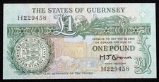 Guernsey one pound for sale  LEAMINGTON SPA