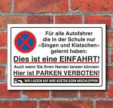 Schild parken verboten gebraucht kaufen  Bad Driburg