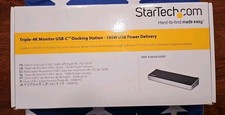 startech usb c 4k triple dock for sale  Elm Grove