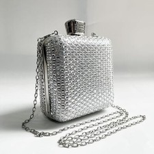 Usado, Garrafa de perfume bolsa de embreagem de diamante novidade bolsa de noite para festa de formatura de casamento comprar usado  Enviando para Brazil
